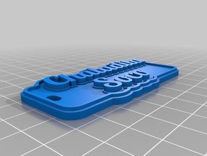 csoco Anahtarlık özelleştirilmiş 3d print model - Mito3D