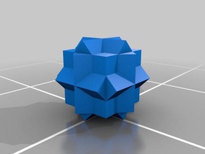 compound 4 cubes 3d printing 3d print model - Mito3D
