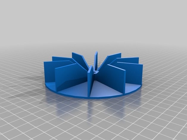 bath fan impeller replacement parts 3D print model - Mito3D