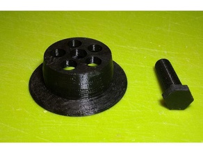 kitchen sink drain hole replacement parts repair part 3d print model - Mito3D