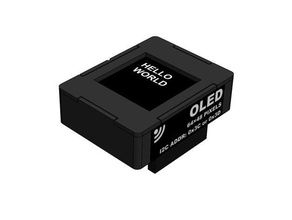 d1m block - oled electronics blocks esp8266 iot iot123 wemos d1 mini 3d print model - Mito3D