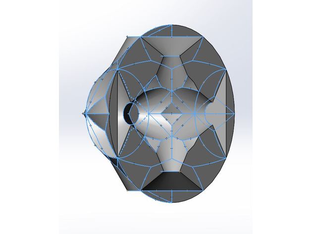 aaron d zielinski atomic modle math art 3D print model - Mito3D