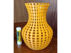 perfvase2 decor container flower vase 3d print model - Mito3D
