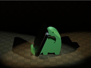 dinosaur cell phone stand mobile animal cellphone holder cute dino iphone samsung galaxy smartphone 3d print model - Mito3D