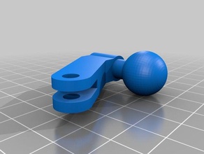 gopro 17mm ball-mount-adapter Handy 3d print model - Mito3D