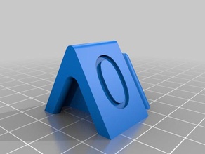 interlocking place card letters decor 3d print model - Mito3D