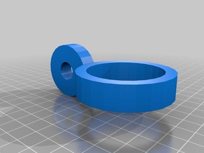 chimica anello adattatore per asta di supporto fisica & astronomia 3d print model - Mito3D
