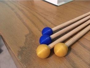 xylophone mallet head music 3d print model - Mito3D