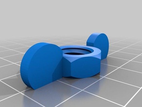 Flügelmutter test Teile kundengebundene 3d print model - Mito3D