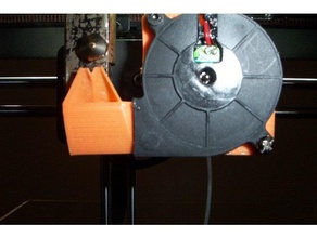 wanhao duplicator 6 Gebläse-Spitze & Rohr 3d-Drucker Teile 50mm Lüfter - extruder-fan fan-duct Halter fan mount 3d print model - Mito3D