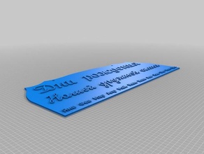 Geburtstags-Kalender - top-Platte nur Dekor 3d print model - Mito3D