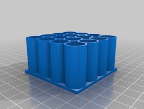 16 hole tool holder holders & boxes customized 3d print model - Mito3D