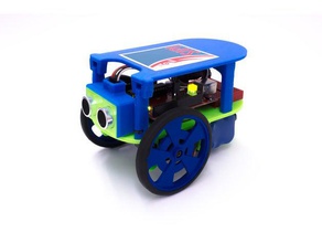 roadrunner 5 engineering arduino car project robot rover ultrasonic 3d print model - Mito3D