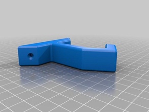 heavy duty under desk hook office 3d print model - Mito3D