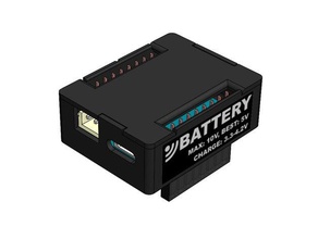 d1m block - battery electronics blocks esp8266 iot iot123 wemos d1 mini 3d print model - Mito3D