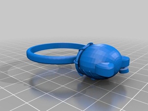 hello kitty ring rings 3d print model - Mito3D
