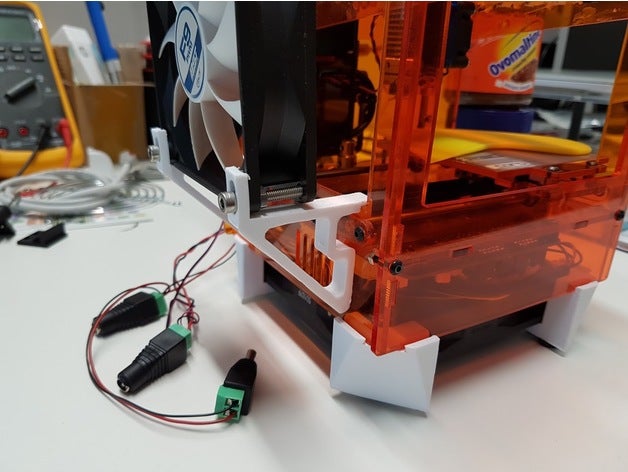 filament Lüfter Halter mini fabrikator 3d Drucker Zubehör print-Lüfter 3D print model - Mito3D