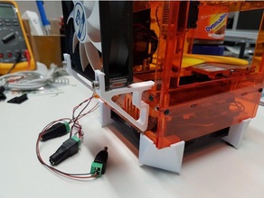 filament cooling fan holder mini fabrikator 3d printer accessories print 3d print model - Mito3D