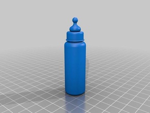baby-Flasche Spielzeug & Spiele - 3d print model - Mito3D