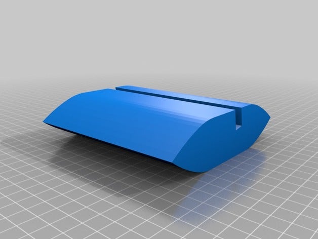 cadre de photo soutien bureau marco arrondie support 3D print model - Mito3D