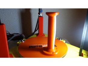 spool holder teflon 3d printer accessories filament smooth tube wall mount 3d print model - Mito3D