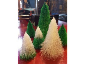 hairy christmas tree decor xmas 3d print model - Mito3D