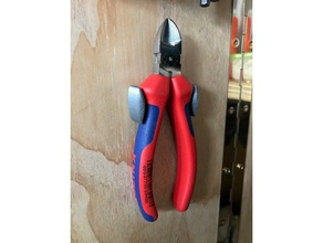 knipex side-cutters wall mount tool holders & boxes holder side cutter 3d print model - Mito3D