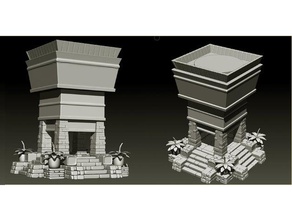 selva de residência - settlers online edifícios e estruturas jungleresidence templo da thesettlersonline tso 3d print model - Mito3D