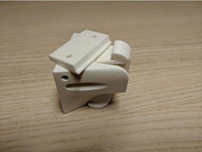 magnetic child lock household child-lock 3d print model - Mito3D