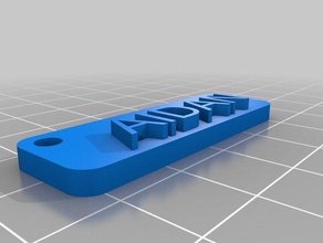 meine angepasste meinen clever Namensschild aidan Schilder & logos kundengebundene 3d print model - Mito3D