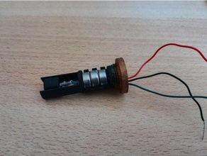 battery speaker holder 12th doctor's sonic screwdriver props doctor doctorwho dr 3d print model - Mito3D