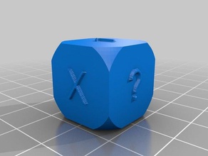 labyrinth dice customized 3d print model - Mito3D