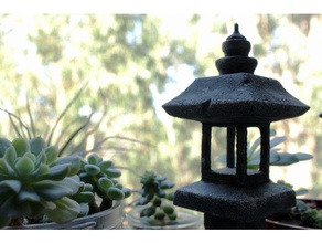pagoda garden ornament outdoor & art china chinese gardening japan japanese stone 3d print model - Mito3D