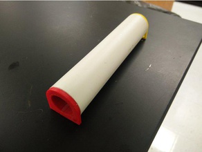 preciso lançador de bola pvc física e astronomia lançamento a demonstração laboratório projétil tubo primavera mola 3d print model - Mito3D