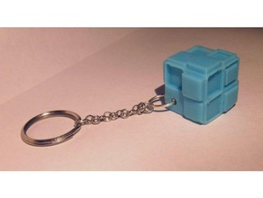 Schlüsselanhänger block 3d-Schlüsselanhänger keychain 3d print model - Mito3D