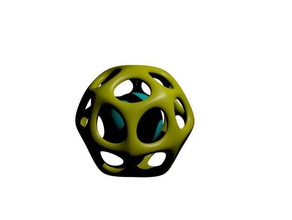 cat toy toys & games ball cage pet 3d print model - Mito3D