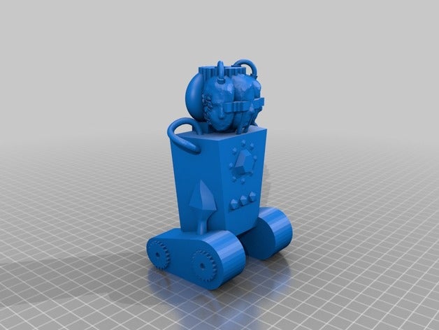 trapézio cyborg esculturas 3D print model - Mito3D
