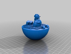 cyborg capsula 3d print model - Mito3D