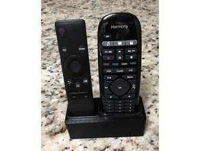 remotes holder organization harmony logitech samsung 3d print model - Mito3D