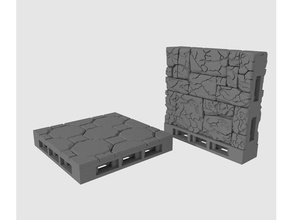 la drow cavernes pack d'échantillons 1 jeux donjon donjons dragons dungeonworks de fantaisie infinitylock pathfinder rpg 3d print model - Mito3D