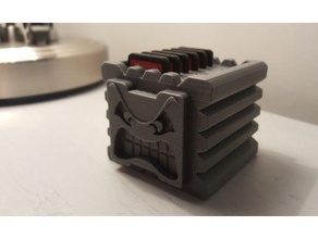 thwomp switch cartridge case video games mario nintendo storage super game 3d print model - Mito3D