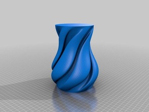 meine angepasste gewellte vase factory1 Dekor kundengebundene 3d print model - Mito3D