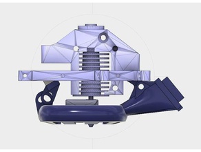 microdelta rielaborare fan parte della sindone Stampante 3d parti ventola microdeltarework di rilavorazione 3d print model - Mito3D