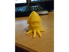 calamari animali animale blooper mario modello 3d print model - Mito3D