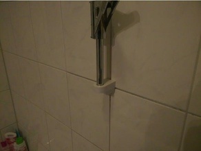 tringle de douche titulaire 18mm la salle bains porte-pomme 3d print model - Mito3D