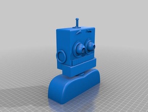 robot carattere - maker hack mascotte sculture 3d print model - Mito3D