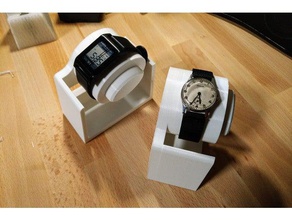 modular reloj de pie La impresión en 3d titular pebble soporte 3d print model - Mito3D