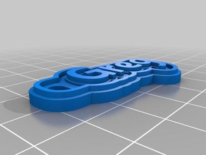 greg chaveiros personalizado 3d print model - Mito3D