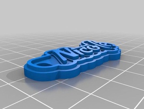 nicole keychains customized 3d print model - Mito3D