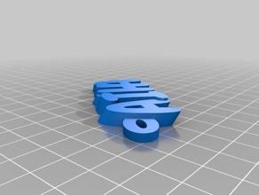 aisha organização personalizado 3d print model - Mito3D